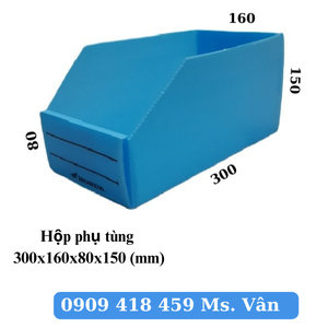 Khay nhựa phụ tùng 300x160x80x150mm