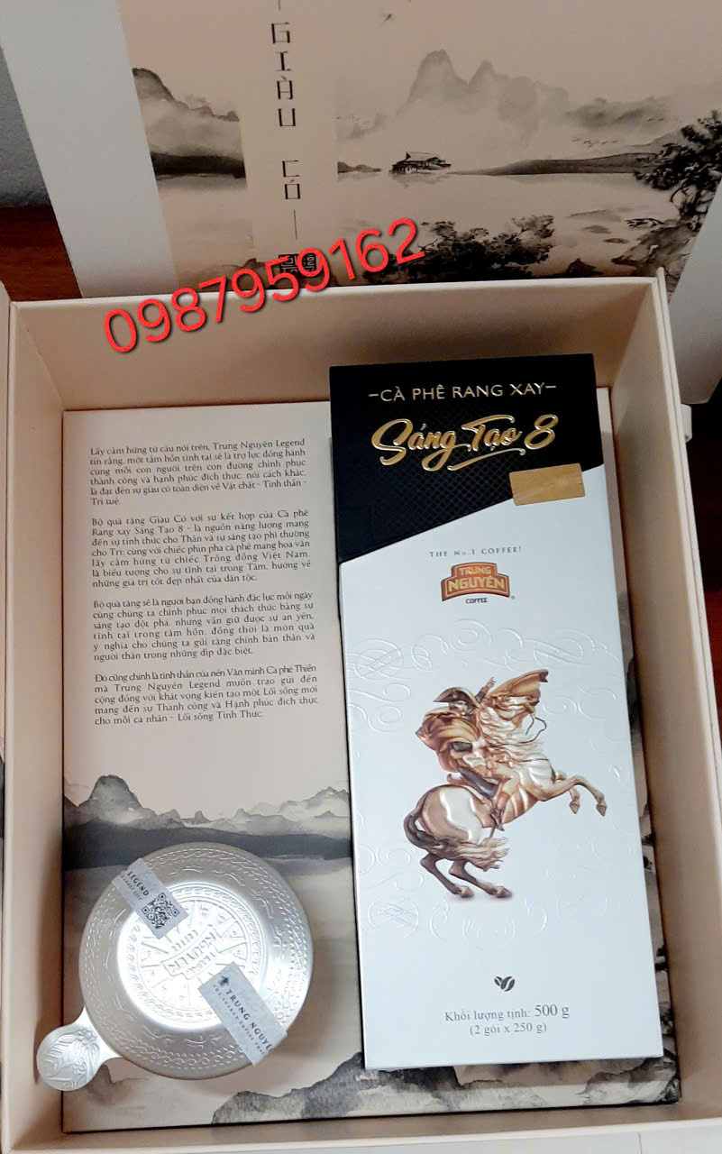 Hộp Quà Sáng Tạo 8 - Hộp Quà Giàu Có Trung Nguyên