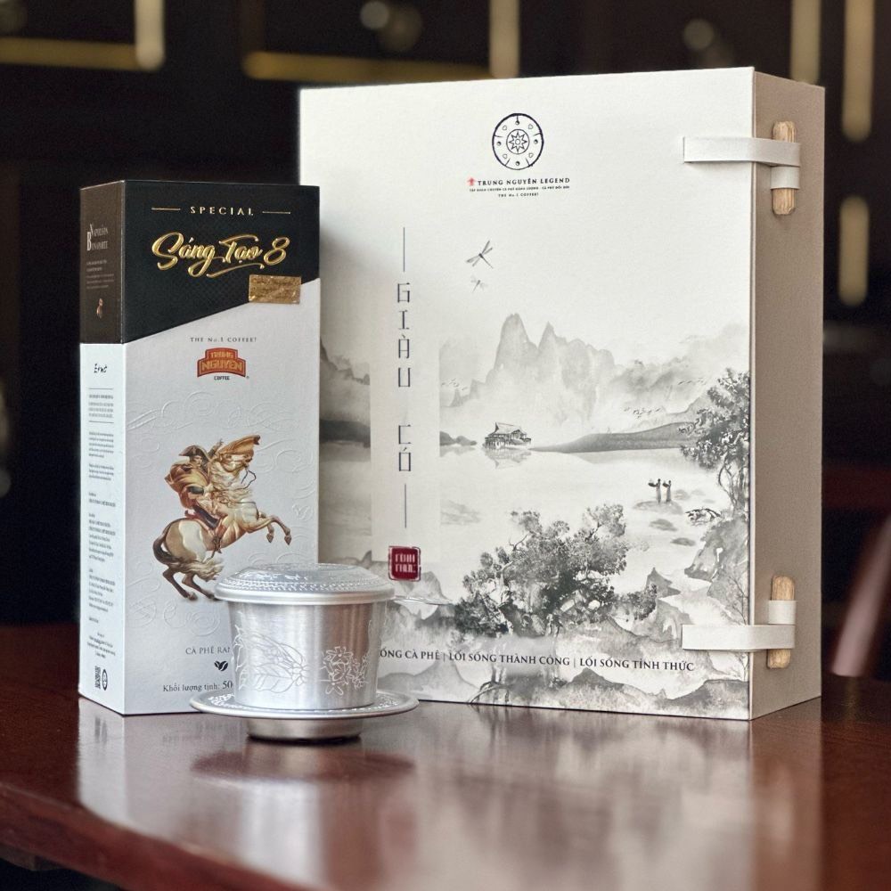 Hộp Sáng tạo 8 - 500gr kèm phin Nhôm| 090.1368.777 Giá rẻ HCM