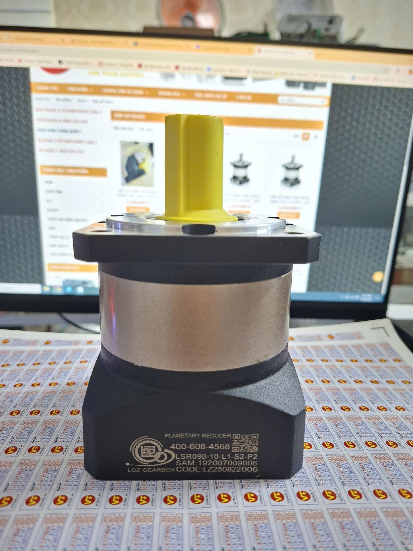 Hộp Số Hành Tinh Servo 750w Tỉ Lệ 1:5 Mới - Hộp Số Giảm Tốc Servo 750w Tỉ Lệ 1/5 LSR090 5 L2 S2 P2
