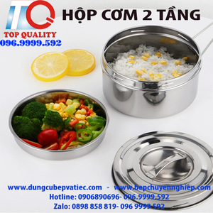 Hộp cơm bằng inox 01 lớp dùng mang đi