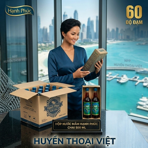 Hộp 2 Chai 500ml Nước Mắm Hạnh Phúc 60 Độ Đạm