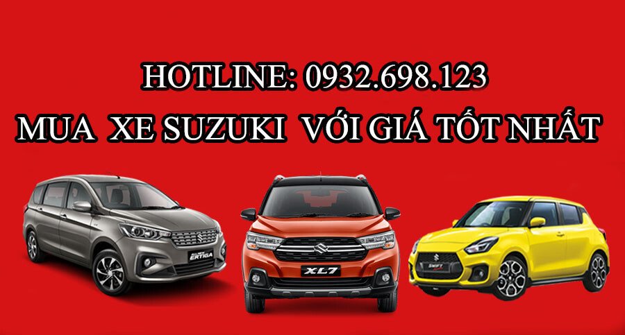 Hotline mua xe ô tô Suzuki  0932.698.123 tại tỉnh Long An