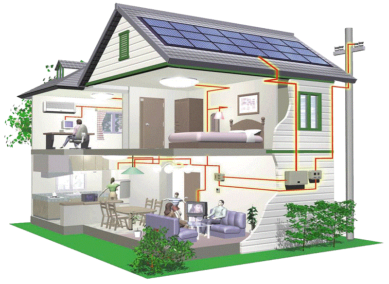 Giải pháp điện pin mặt trời nối lưới cho các hộ gia đình