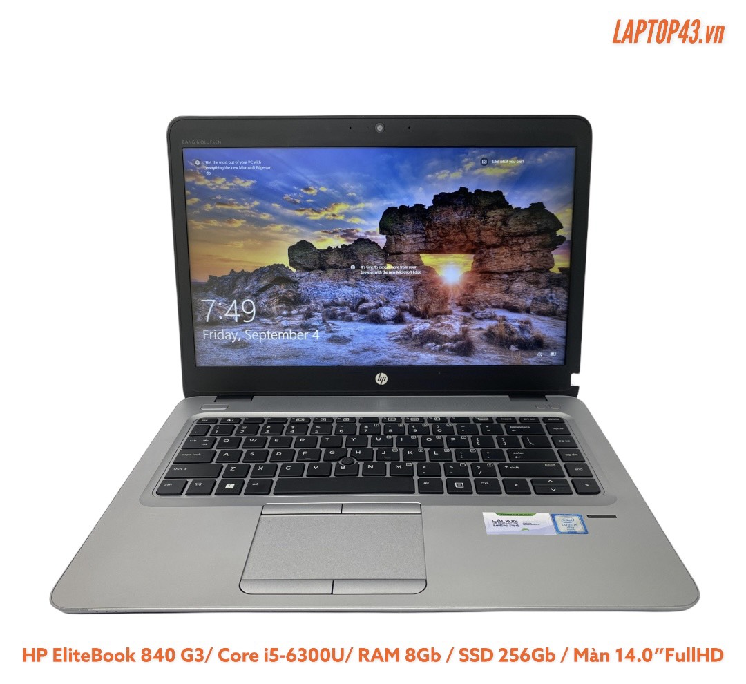 HP EliteBook 840 G3 | Core I5-6300U | Ram 8GB | SSD 256GB | HD Graphics 520 |14 inch FHD