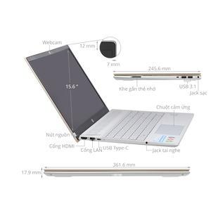 Laptop HP Pavilion 15 cs3012TU i5 1035G1/8GB/512GB/Win10 /VGA MX310 2G /15.6FHD
