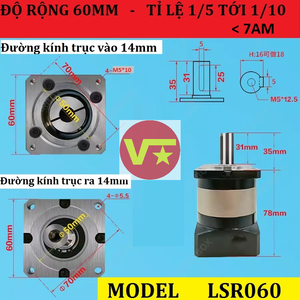 Hộp Số Hành Tinh Servo 200w Tỉ Lệ 1:3 Mới - Hộp Số Giảm Tốc Servo 200w Tỉ Lệ 1/3 Loz Gearbox Đầy Đủ VAT