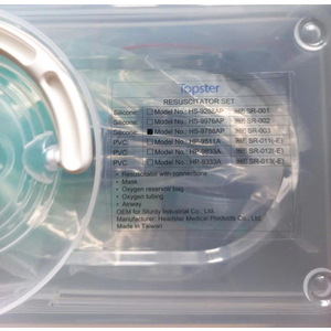 Bóp bóng giúp thở người lớn/trẻ em/sơ sinh silicone Topster