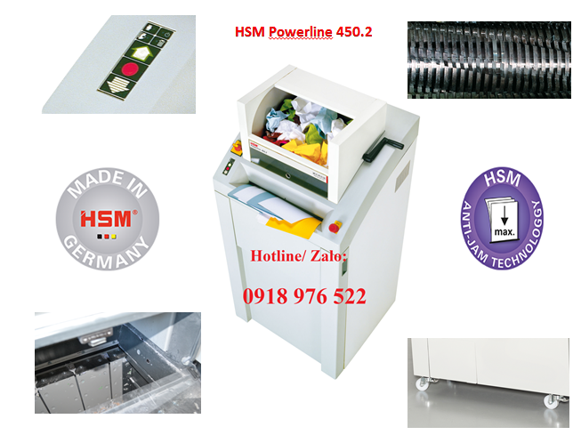 may huy giay hsm powerline 450.2