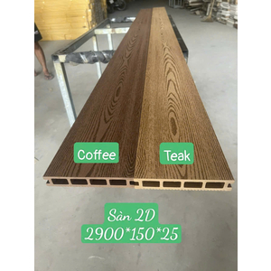 HT-D150H25 GỖ NHỰA NGOÀI TRỜI 2D LỖ VUÔNG