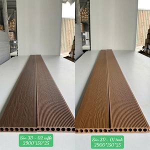 HT-D140H25 GỖ NHỰA NGOÀI TRỜI 3D LỖ TRÒN