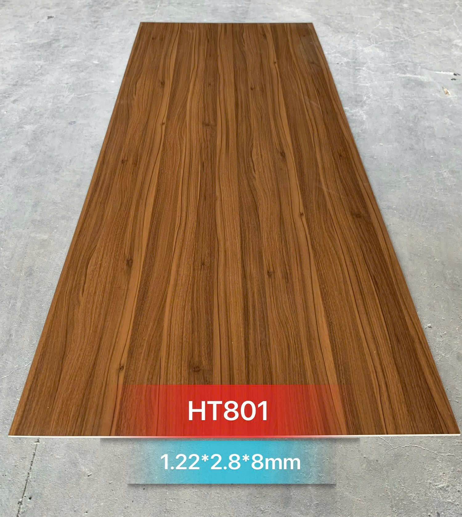 Tấm ốp sợi than tre HTHN - Vân GỖ 5mm- 8mm