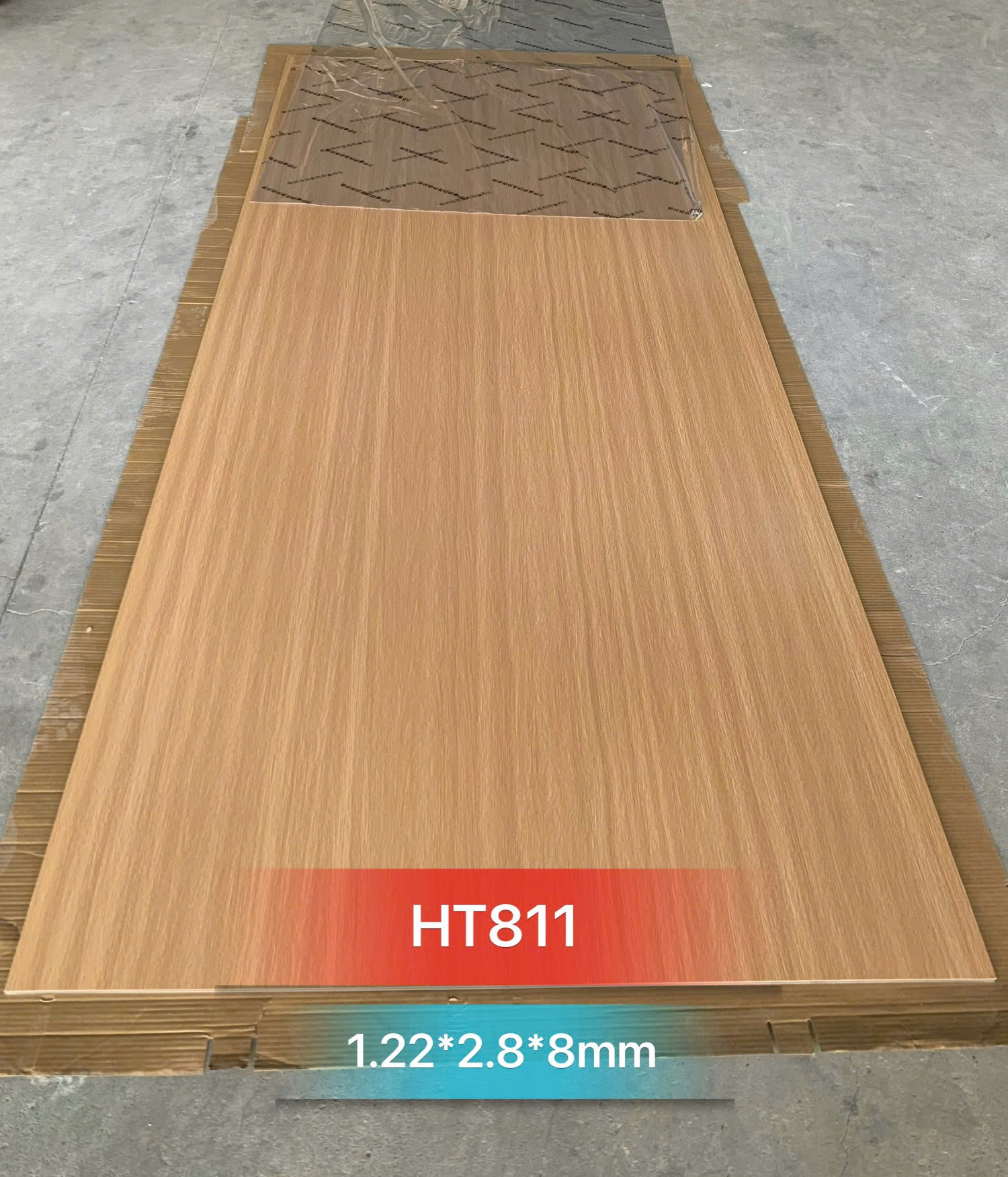 Tấm ốp sợi than tre HTHN - Vân GỖ 5mm- 8mm