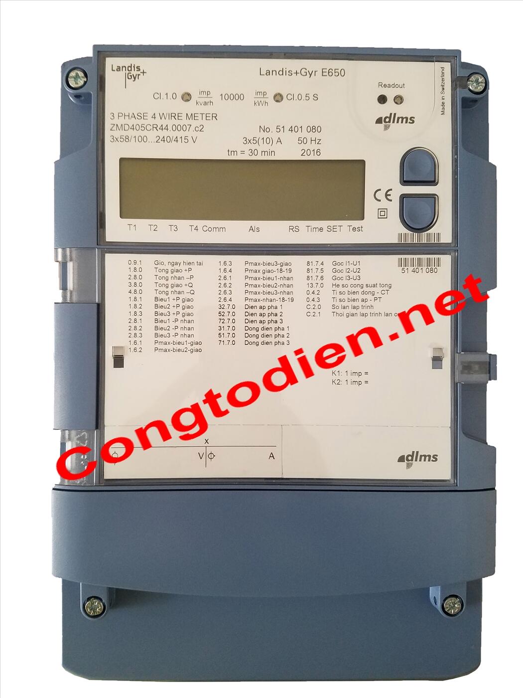 CÔNG TƠ ĐIỆN TỬ 3 PHA LANDIS