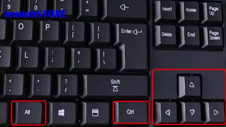 Xoay màn hình bằng phím tắt