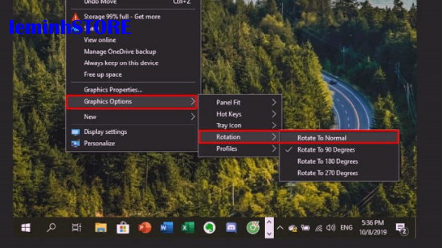 Xoay màn hình bằng thao tác chuột trên Windows 7 Xoay màn hình bằng thao tác chuột trên Windows 7