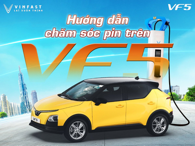 Hướng dẫn chăm sóc pin trên VF 5