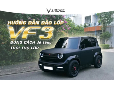 Hướng dẫn đảo lốp VF 3 đúng cách