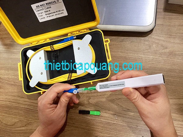 Hướng dẫn sử dụng bút vệ sinh đầu Connector quang