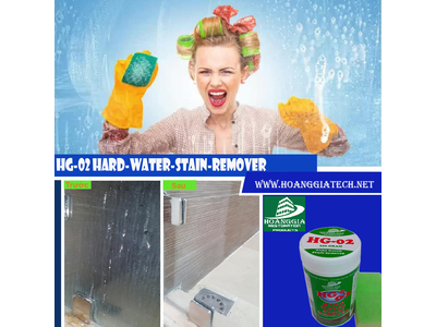 HƯỚNG DẪN TẨY Ố CANXI VÁCH TẮM KÍNH BẰNG SẢN PHẨM HG 02