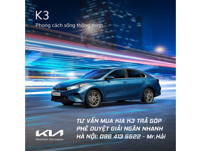 Hướng Dẫn Trả Góp Xe Kia K3