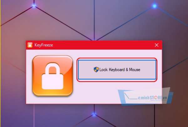 Sử dụng phần mềm KeyFreeze