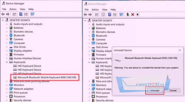Cách tắt vô hiệu hóa bàn phím: Bước 1