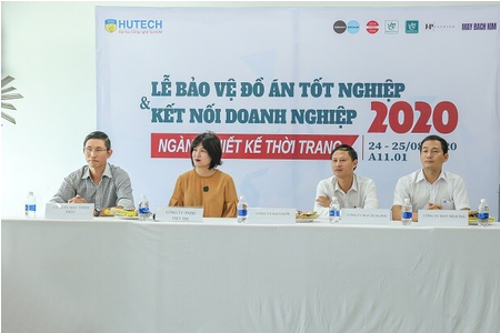 HUTECH: Khai mạc Triển lãm đồ án tốt nghiệp ngành Thiết kế thời trang và Công nghệ dệt, may