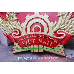 Quốc huy đk 80cm bằng composite