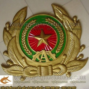 Huy hiệu Công An,chất liệu Composite,đúc huy hiệu công an nhân dân chuyên nghiệp