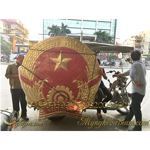Quốc huy việt nam bằng đồng đk 2m