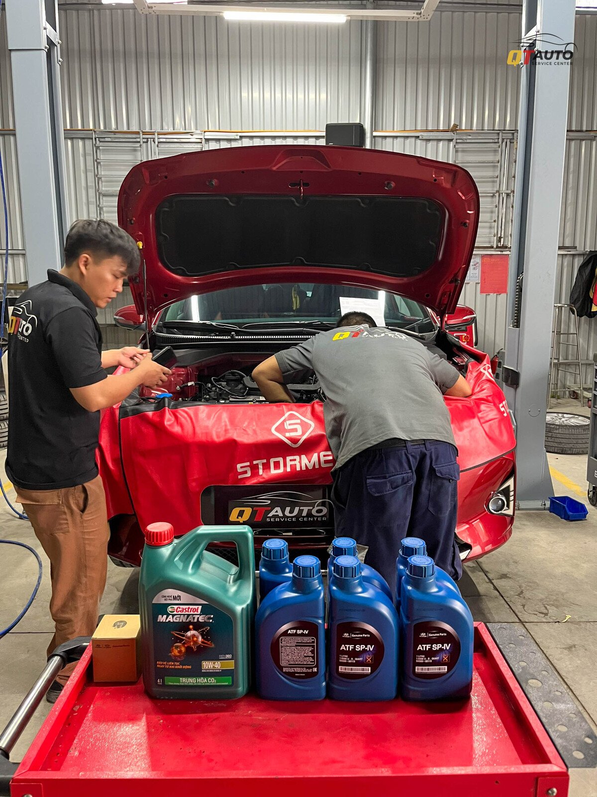 huyndai Accent ban trau