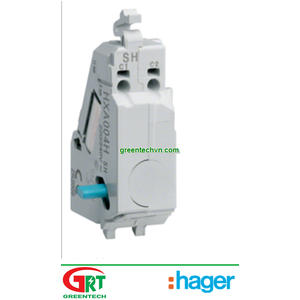 HXA004H | Hager HXA004H | Shunt trip x160-x250 200-240VAC | Cuộn ngắt từ xa | Hager Vietnam
