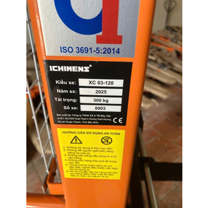XE NÂNG TAY 300KG- NÂNG CAO 1 MÉT 2- HOÀNG MINH