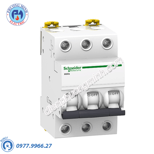 iK60N MCB 3P 6kA 400V 6A - Model A9K24306