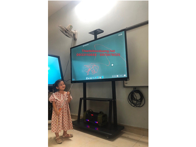 IKinor 65 inch interactive TV screen.