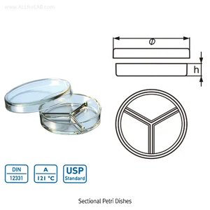 DM.Dis3012 ĐĨA PETRI 2 NGĂN