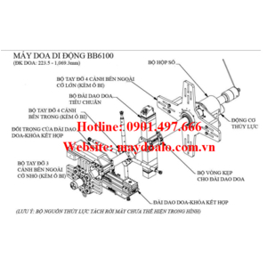 Máy doa lỗ di động BB6100 Climax