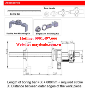 Máy doa lỗ di động PB 800/90 Insitool Singpore