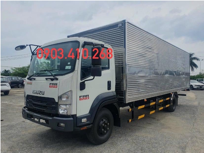 Xe tải ISUZU FRR90QE5 thùng kín Euro 5 - Hotline 0903.410.268