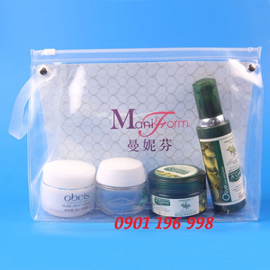 Túi nhựa trong suốt đựng mỹ phẩm