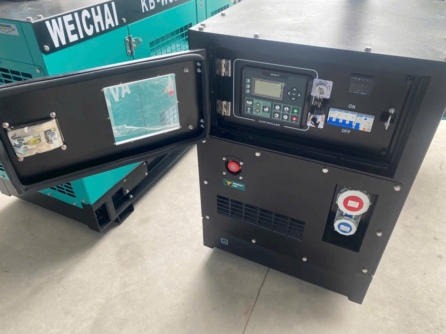 Hệ thống điều khiển máy phát điện kubota 25kva