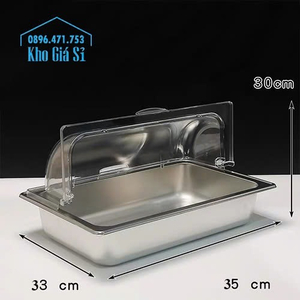 Bộ khay cõ lỗ kèm nắp mica trong suốt mở được 2 chiều