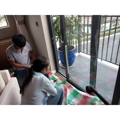 Phục hồi hệ thống cửa kính tại Biệt thự Nine South Estates VinaCapital