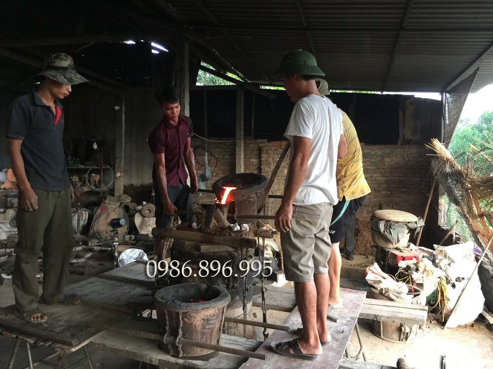 nơi sản xuất đúc đồng chuông đồng thờ cúng ý yên nam định