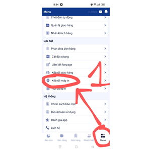 Máy in chốt đơn Livestream kết nối App Chotdon Xprinter Q80C LAN