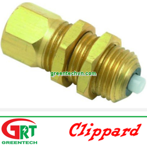IND-1-WH | Clippard | Direct-reading pressure indicator / process / in-line | Clippard Vietnam