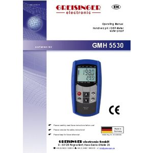 Greisinger Electronic Vietnam, GMH 5430, GMH 3511, GTH 175 PT-G, bộ phát tín hiệu Greisinger