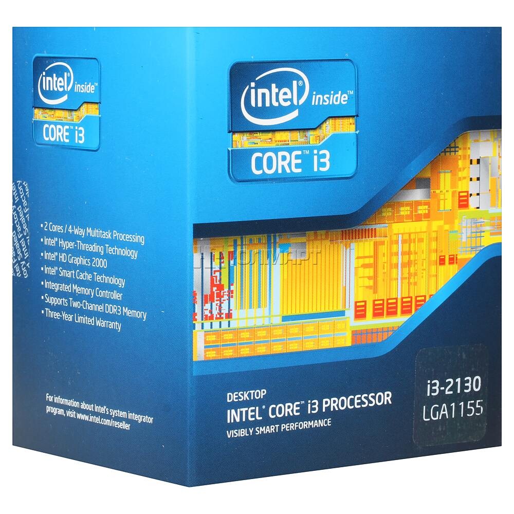 Intel® Core™ i3-2130 Processor (3M Cache, 3.40 GHz)