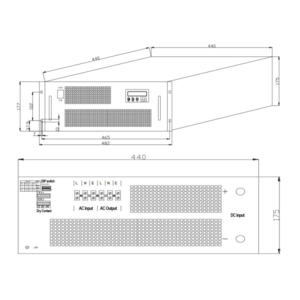 Bộ nghịch lưu inverter 10KVA ( 48VDC-220VAC)